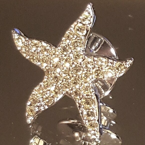 Swarovski Jewelry - 🇦🇹 SWAROVSKI Starfish Tack Pin Brooch